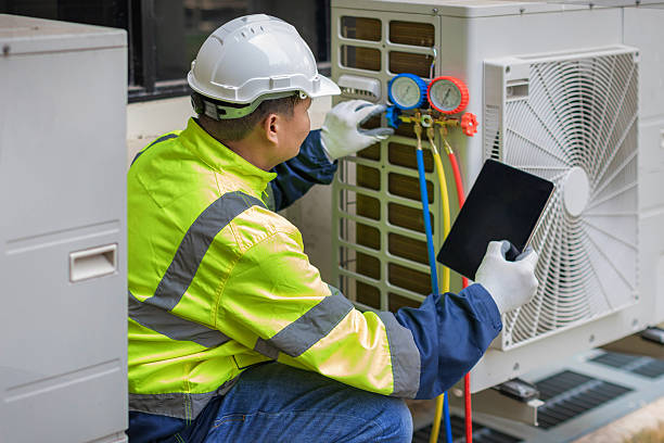 Professional Hvac Maintenance technician working in West Hyannisport, MA